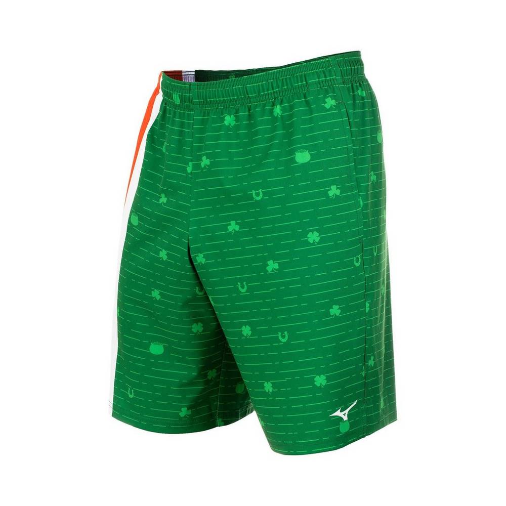 Calções Mizuno 10" Printable - Homem - Verdes - YNUTP8593